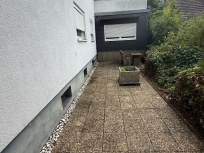 Sitzplatz Rückseite Garten Altbau